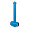 Кран стальной шаровой КШ.Ц.П.GAS.200.025.Н/П.02 H=1001-1500 мм DN 200 мм PN 2,5 МПа